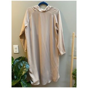 Oak + Fort Long mock neck dress